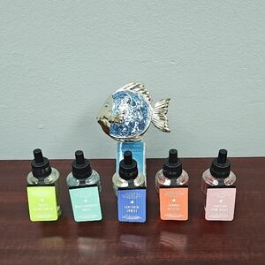 Bath & Body Works TRAVEL Wallflowers + FIBER OPTIC FISH Nightlight Plug